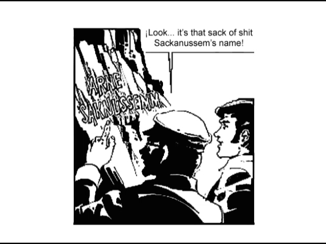 sack of shit Sackanussem's name