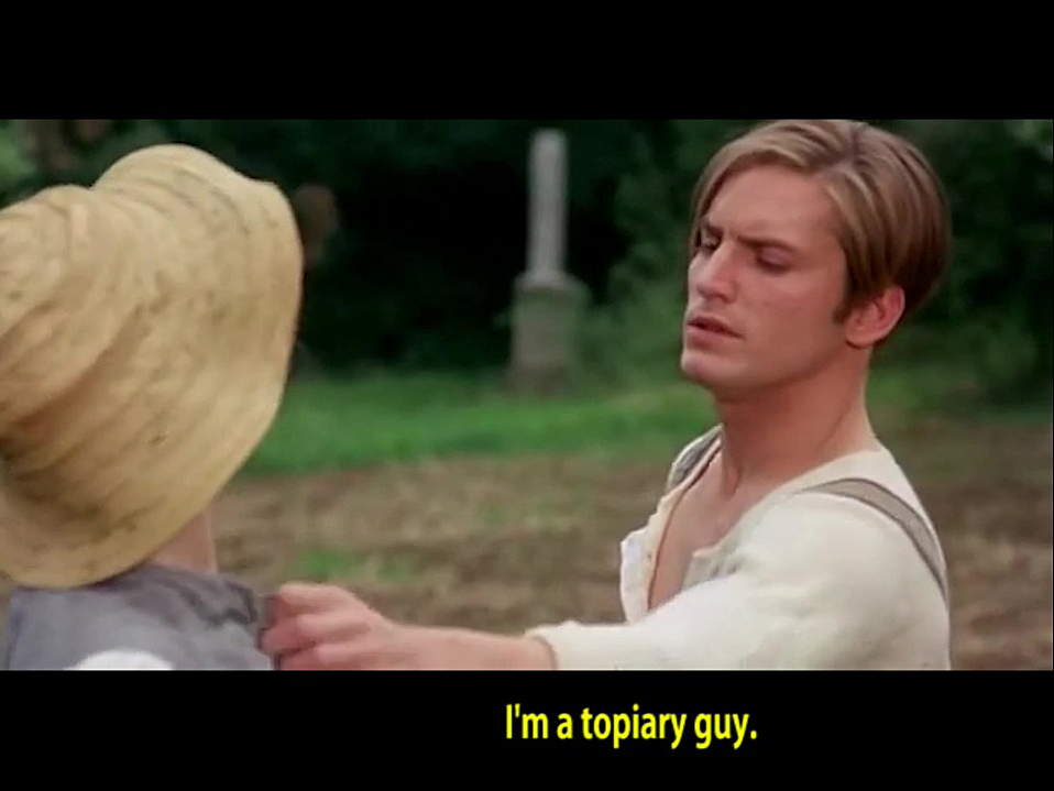 I'm a topiary guy