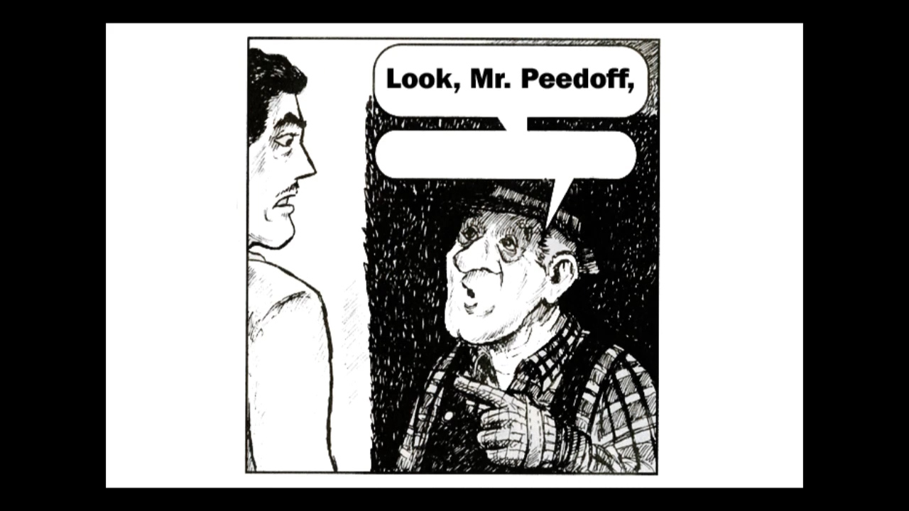 Look, Mr. Peedoff